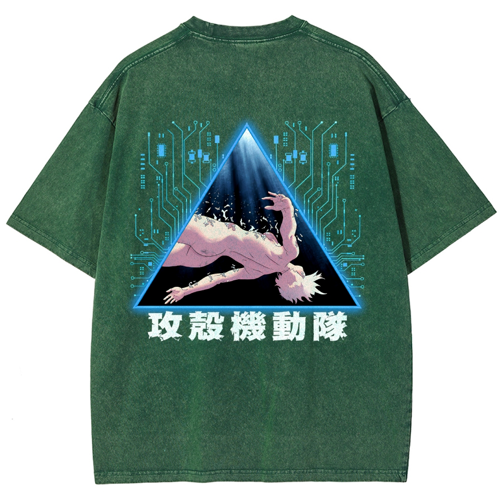 Ghost in the Shell Washed T-shirt 2609008526