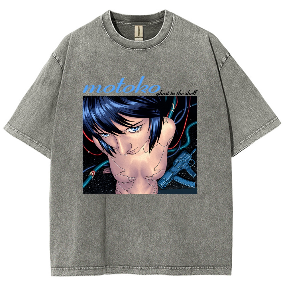 Ghost in the Shell Washed T-shirt 2609008526