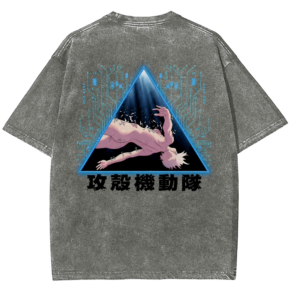 Ghost in the Shell Washed T-shirt 2609008526