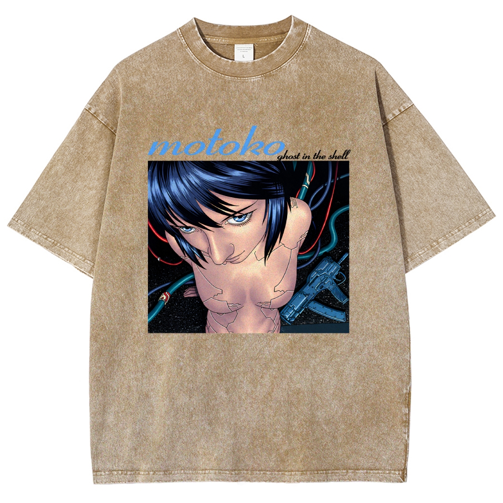 Ghost in the Shell Washed T-shirt 2609008526