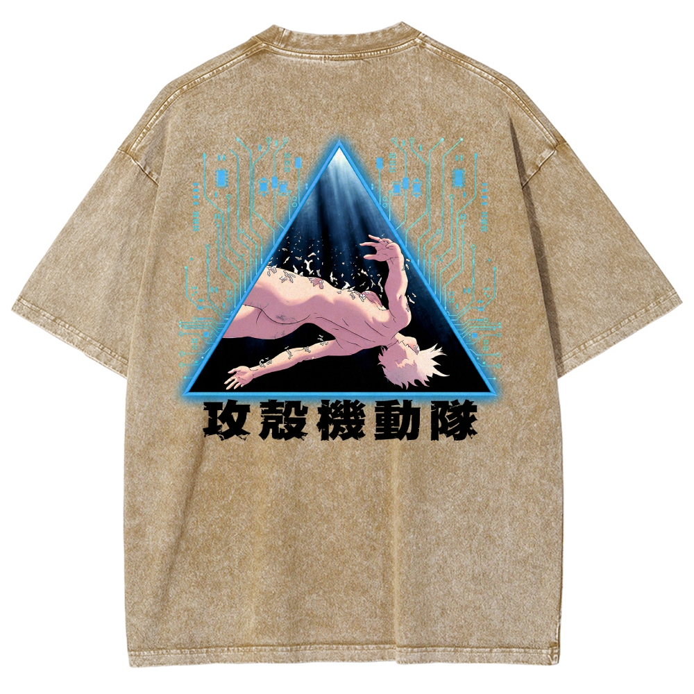 Ghost in the Shell Washed T-shirt 2609008526