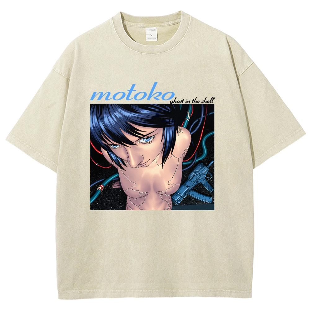 Ghost in the Shell Washed T-shirt 2609008526