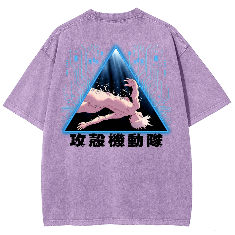 Ghost in the Shell Washed T-shirt 2609008526