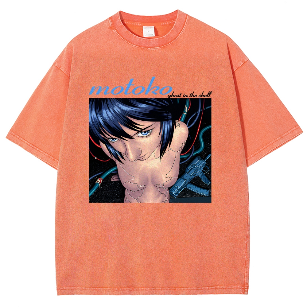 Ghost in the Shell Washed T-shirt 2609008526