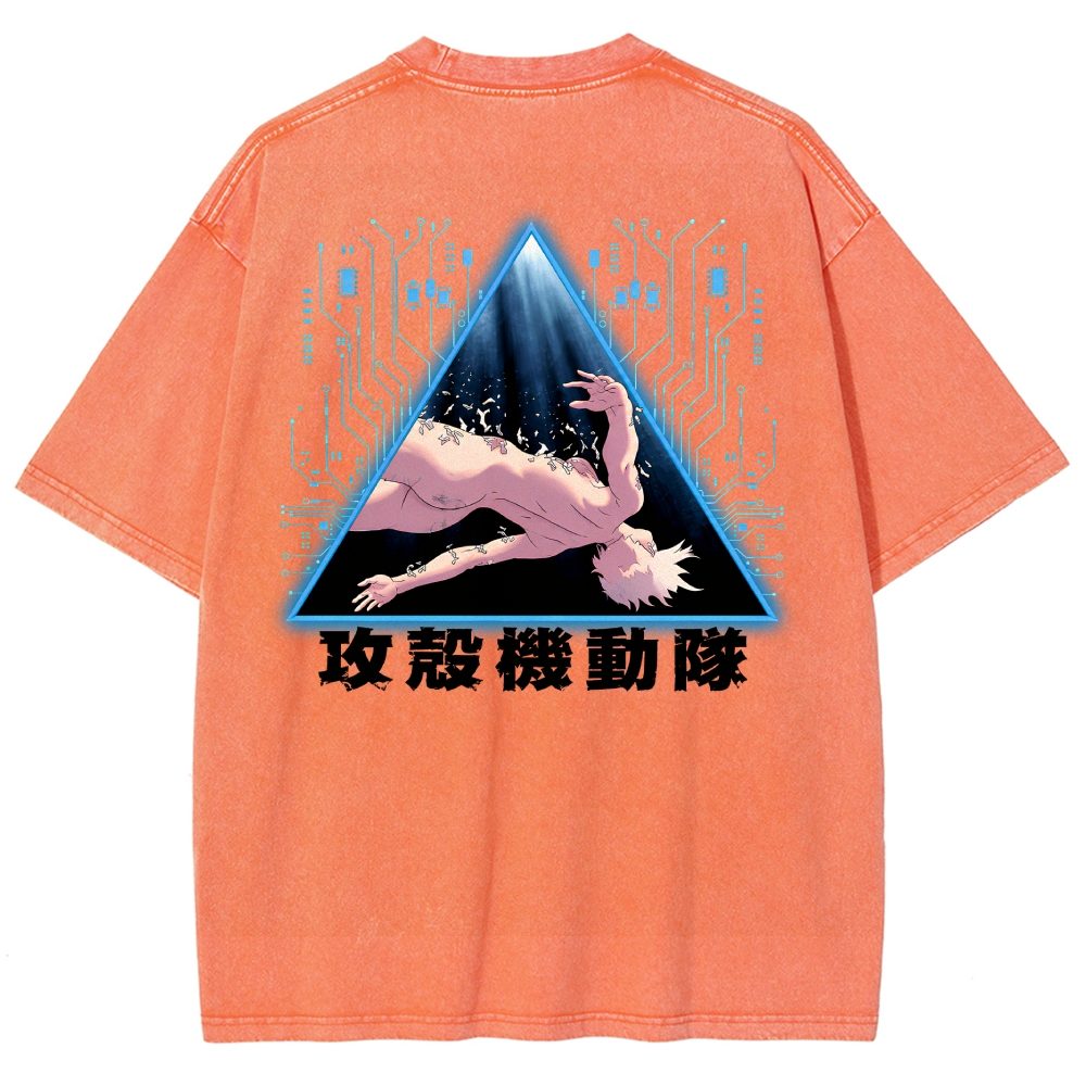 Ghost in the Shell Washed T-shirt 2609008526