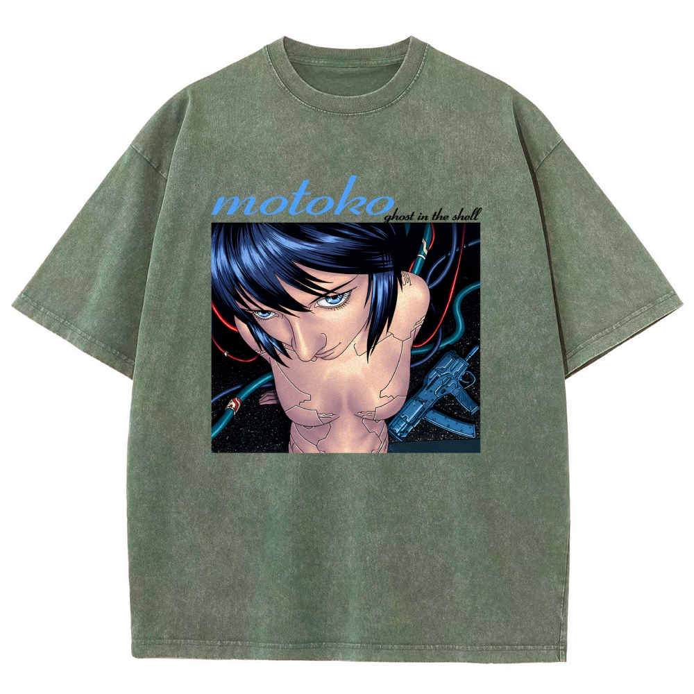 Ghost in the Shell Washed T-shirt 2609008526