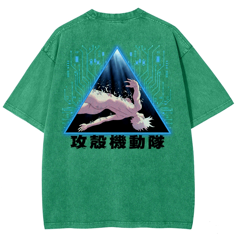 Ghost in the Shell Washed T-shirt 2609008526