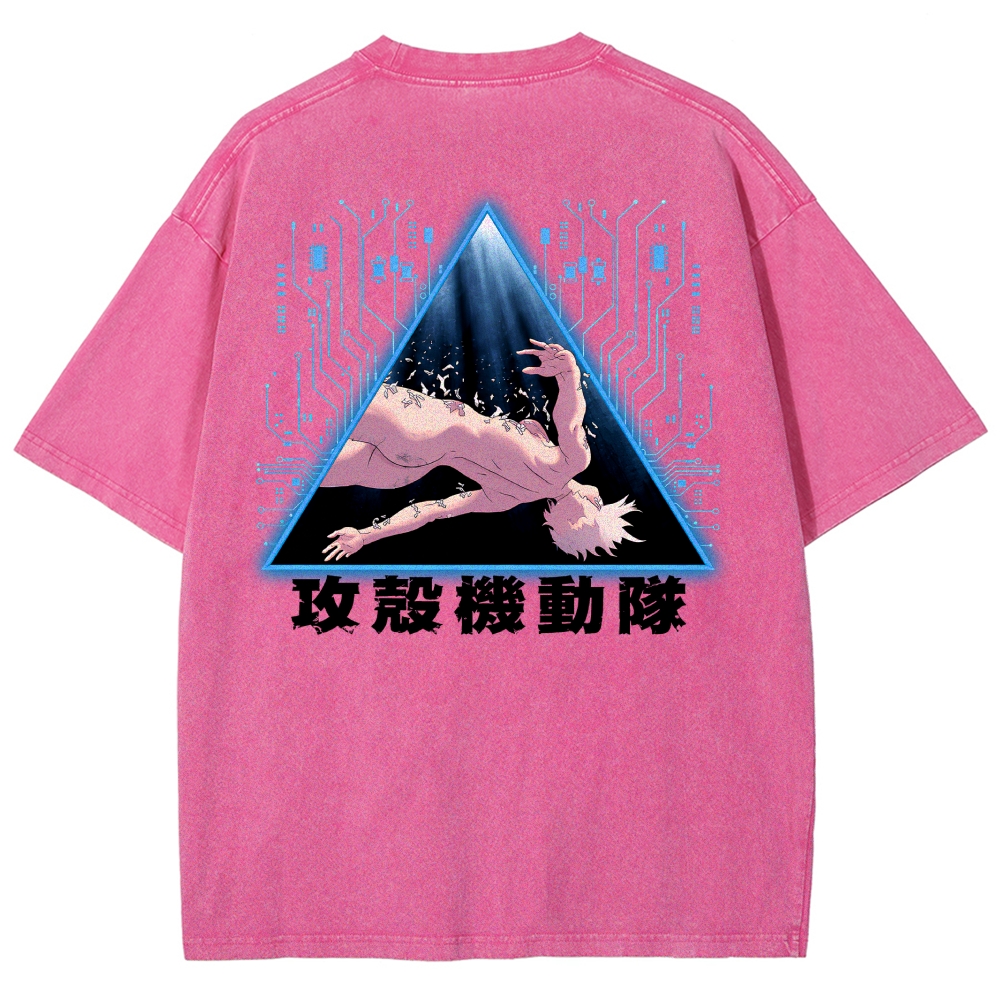 Ghost in the Shell Washed T-shirt 2609008526