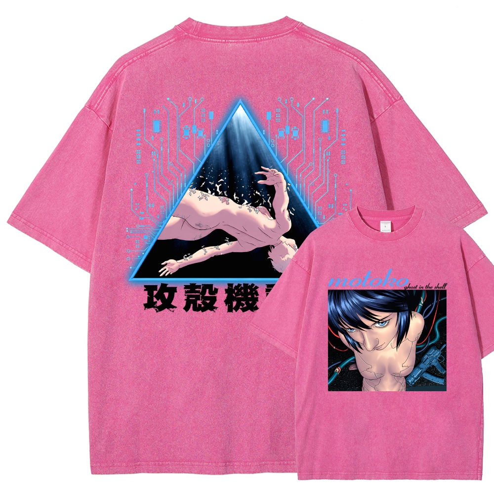 Ghost in the Shell Washed T-shirt 2609008526