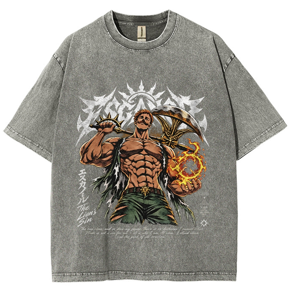 Seven Deadly Sins Washed T-shirt 2609008569
