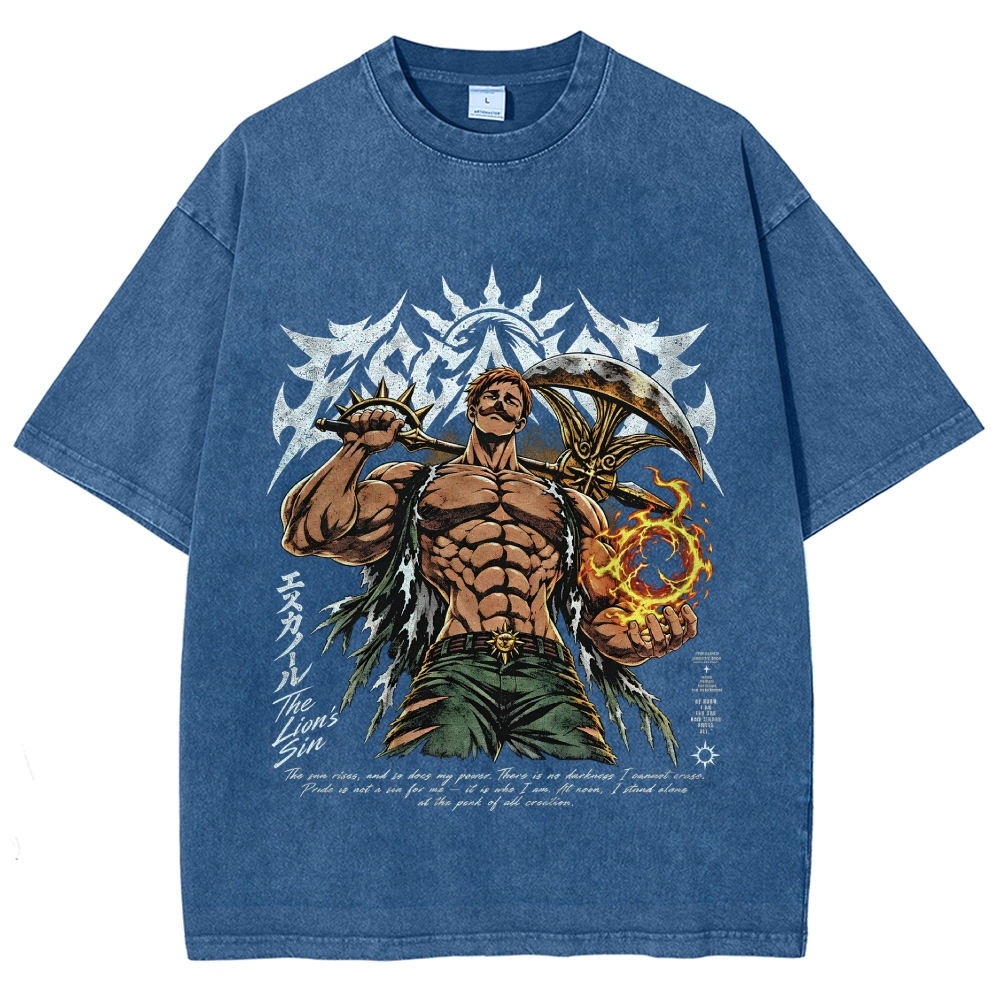 Seven Deadly Sins Washed T-shirt 2609008569