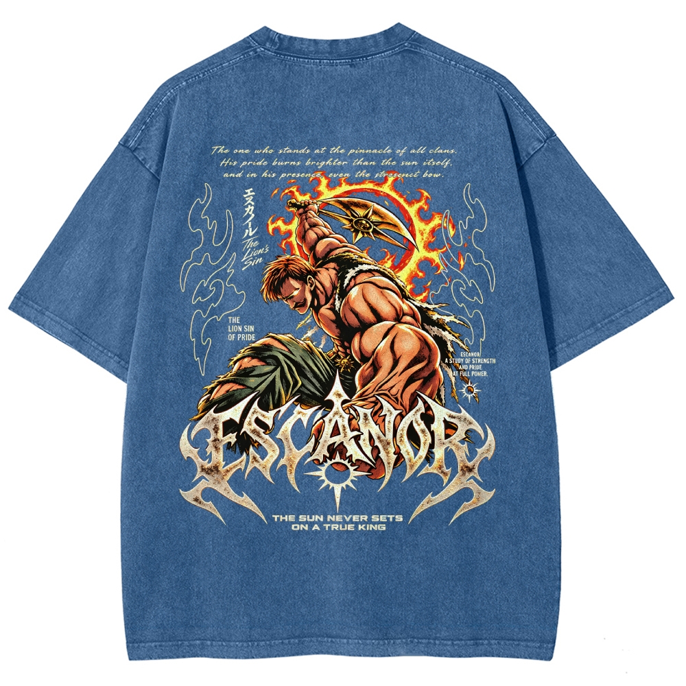 Seven Deadly Sins Washed T-shirt 2609008569