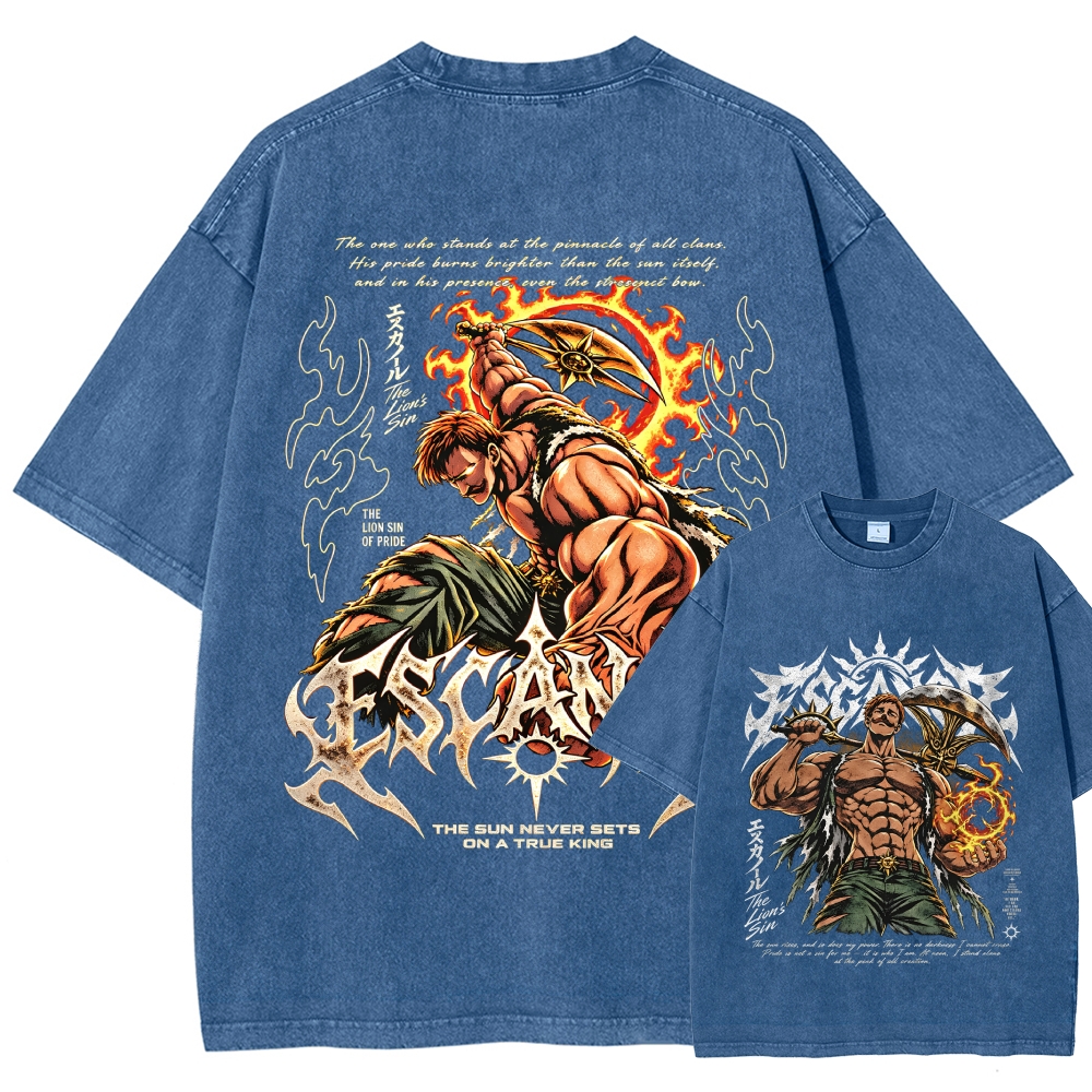 Seven Deadly Sins Washed T-shirt 2609008569