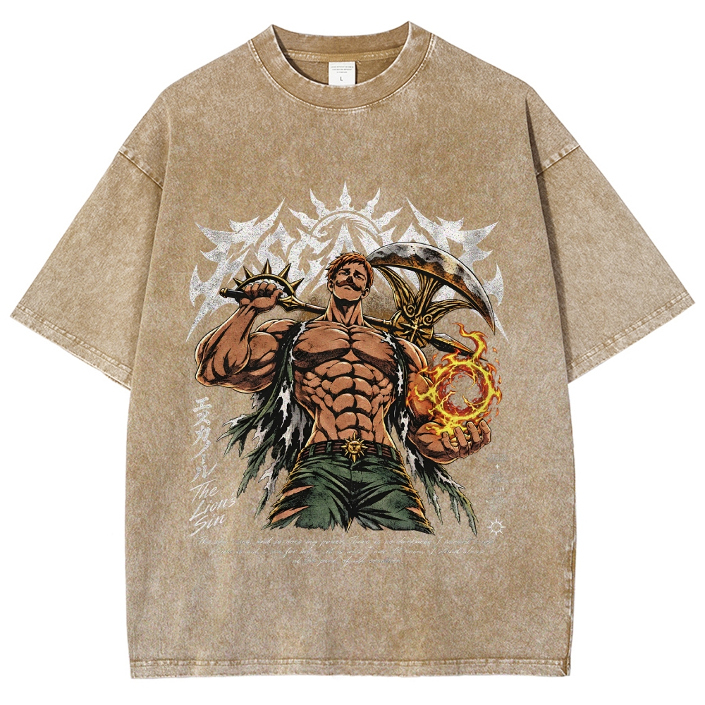 Seven Deadly Sins Washed T-shirt 2609008569