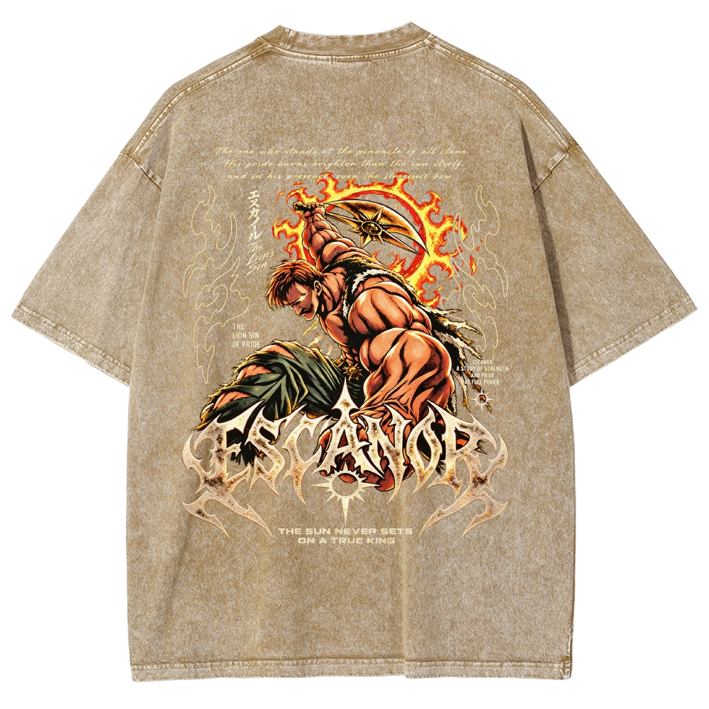Seven Deadly Sins Washed T-shirt 2609008569