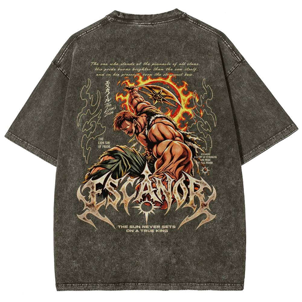 Seven Deadly Sins Washed T-shirt 2609008569