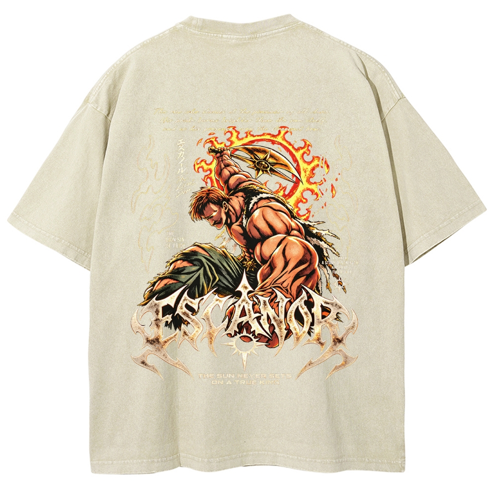 Seven Deadly Sins Washed T-shirt 2609008569