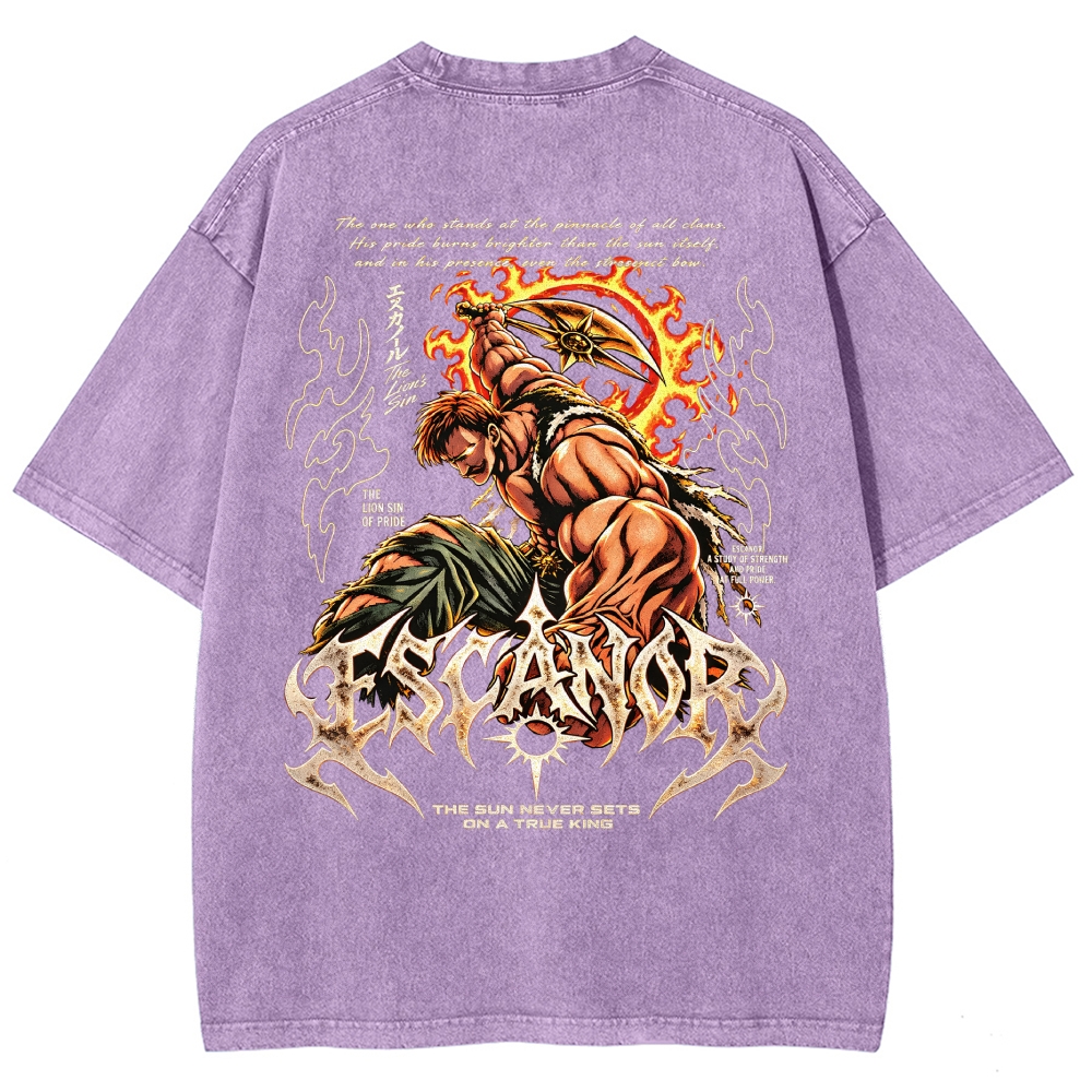 Seven Deadly Sins Washed T-shirt 2609008569