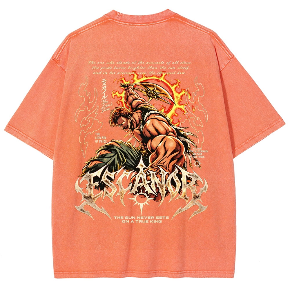 Seven Deadly Sins Washed T-shirt 2609008569