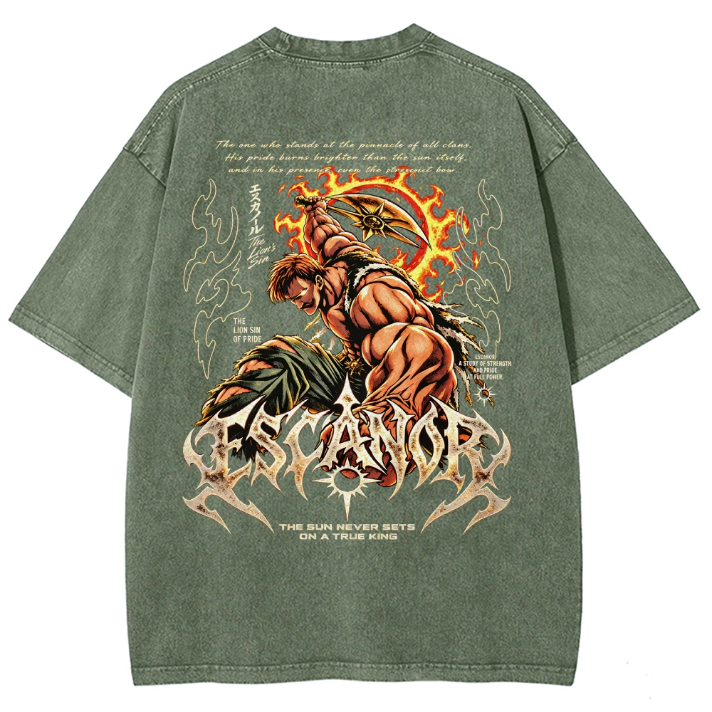 Seven Deadly Sins Washed T-shirt 2609008569