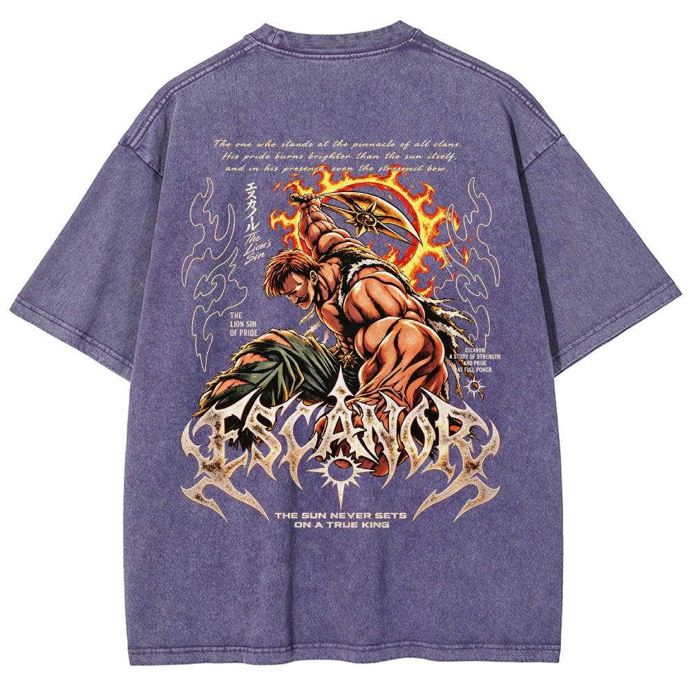 Seven Deadly Sins Washed T-shirt 2609008569