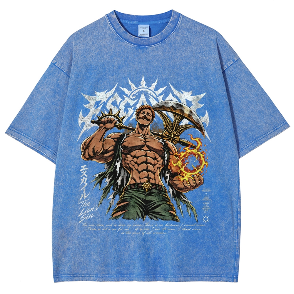 Seven Deadly Sins Washed T-shirt 2609008569