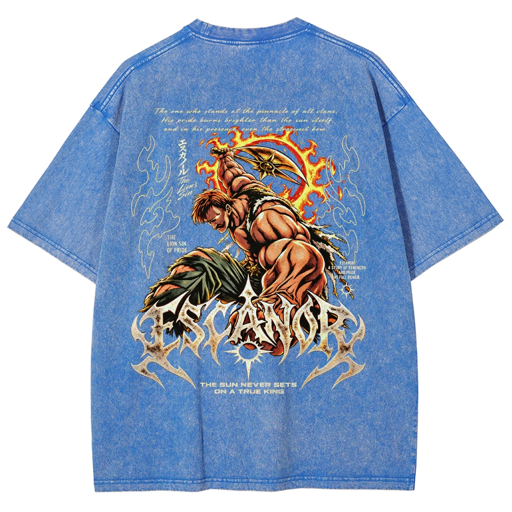 Seven Deadly Sins Washed T-shirt 2609008569