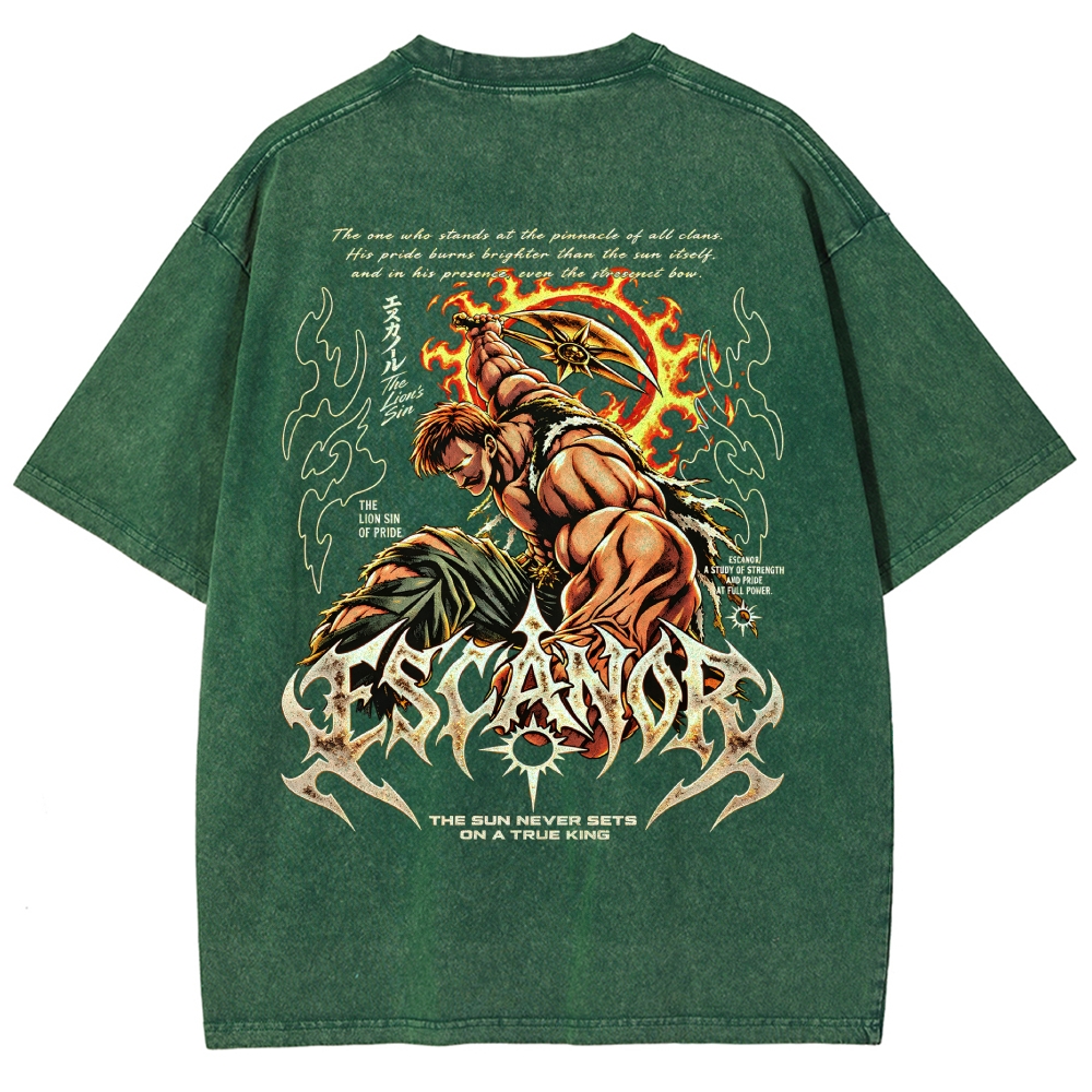 Seven Deadly Sins Washed T-shirt 2609008569
