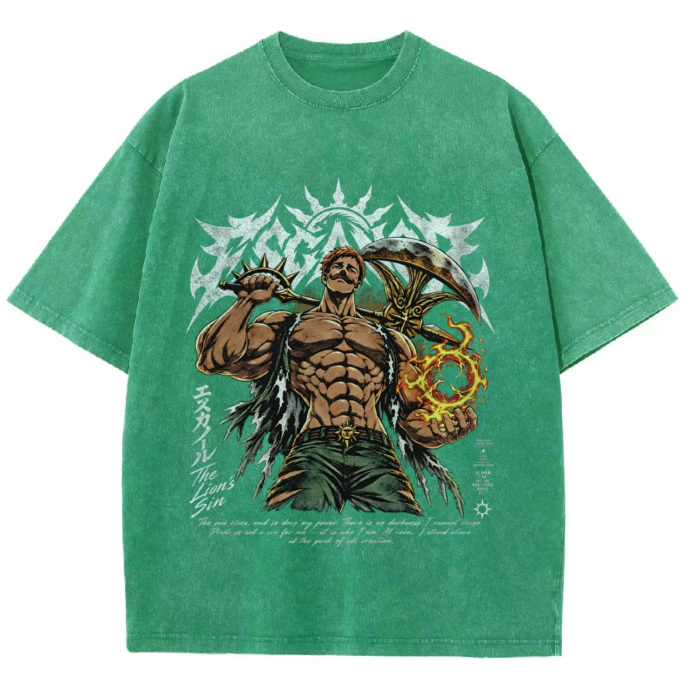 Seven Deadly Sins Washed T-shirt 2609008569