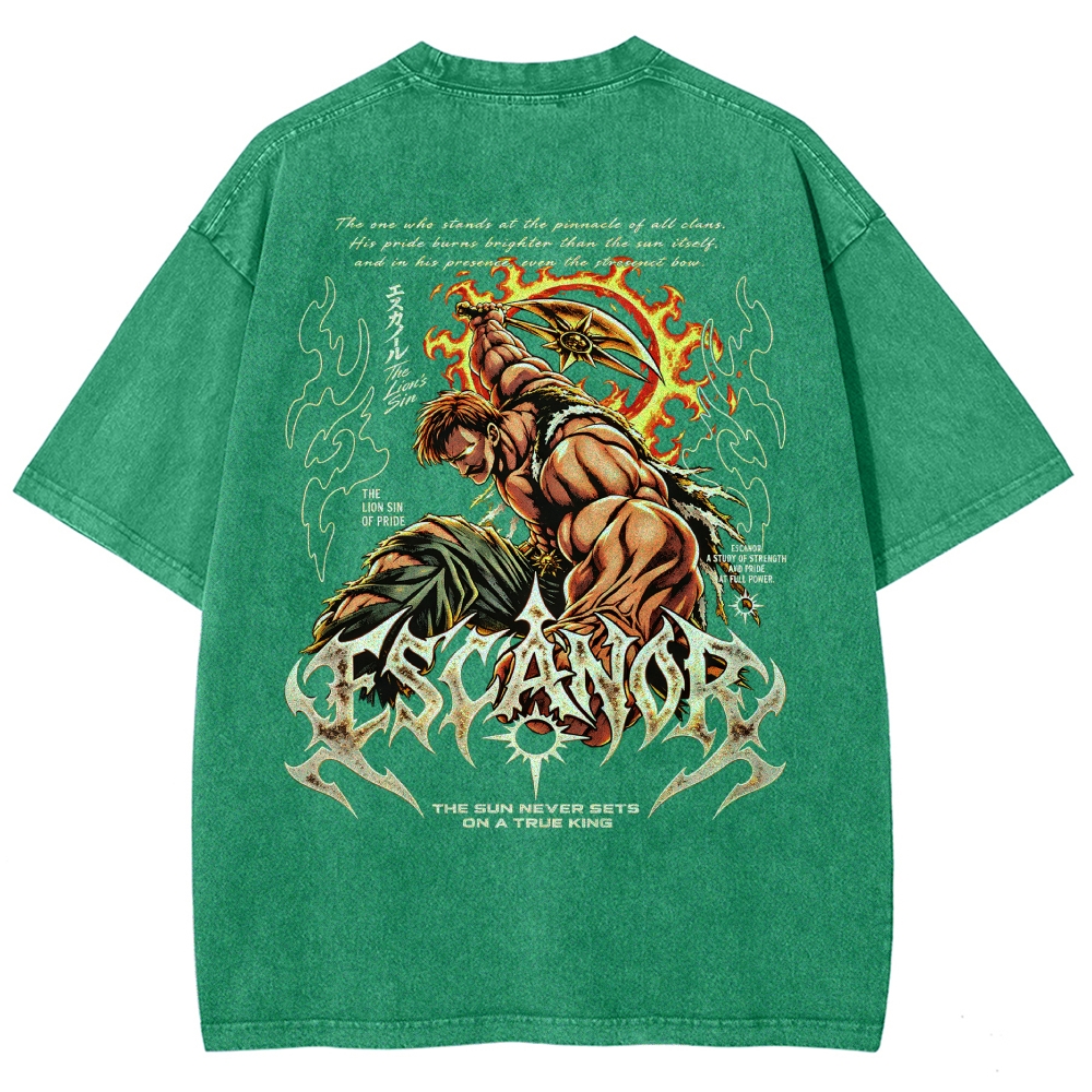 Seven Deadly Sins Washed T-shirt 2609008569
