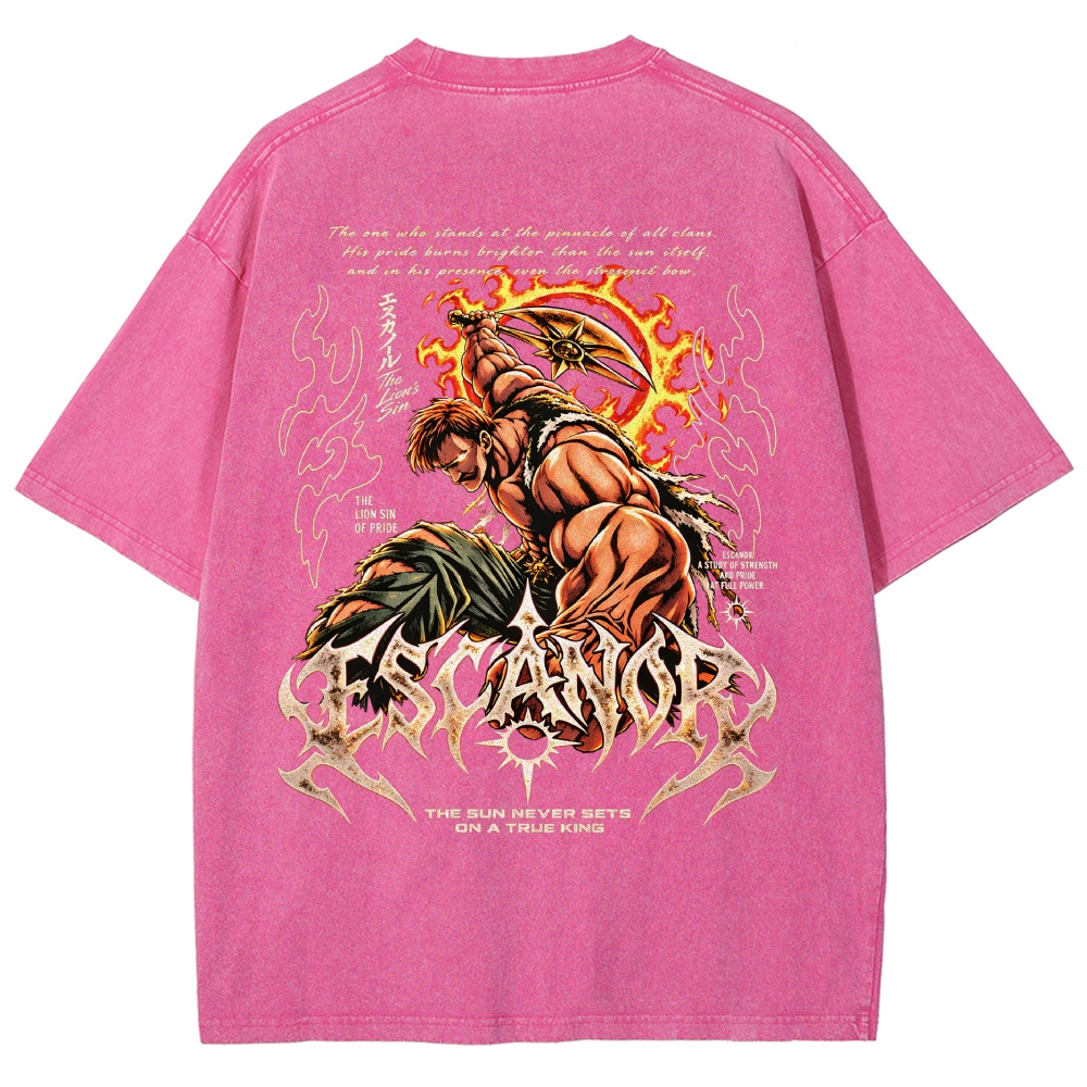 Seven Deadly Sins Washed T-shirt 2609008569