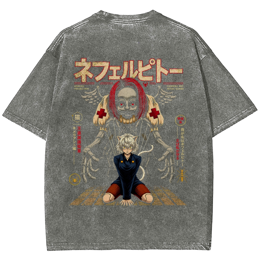 HUNTER×HUNTER Washed T-shirt 2609009464