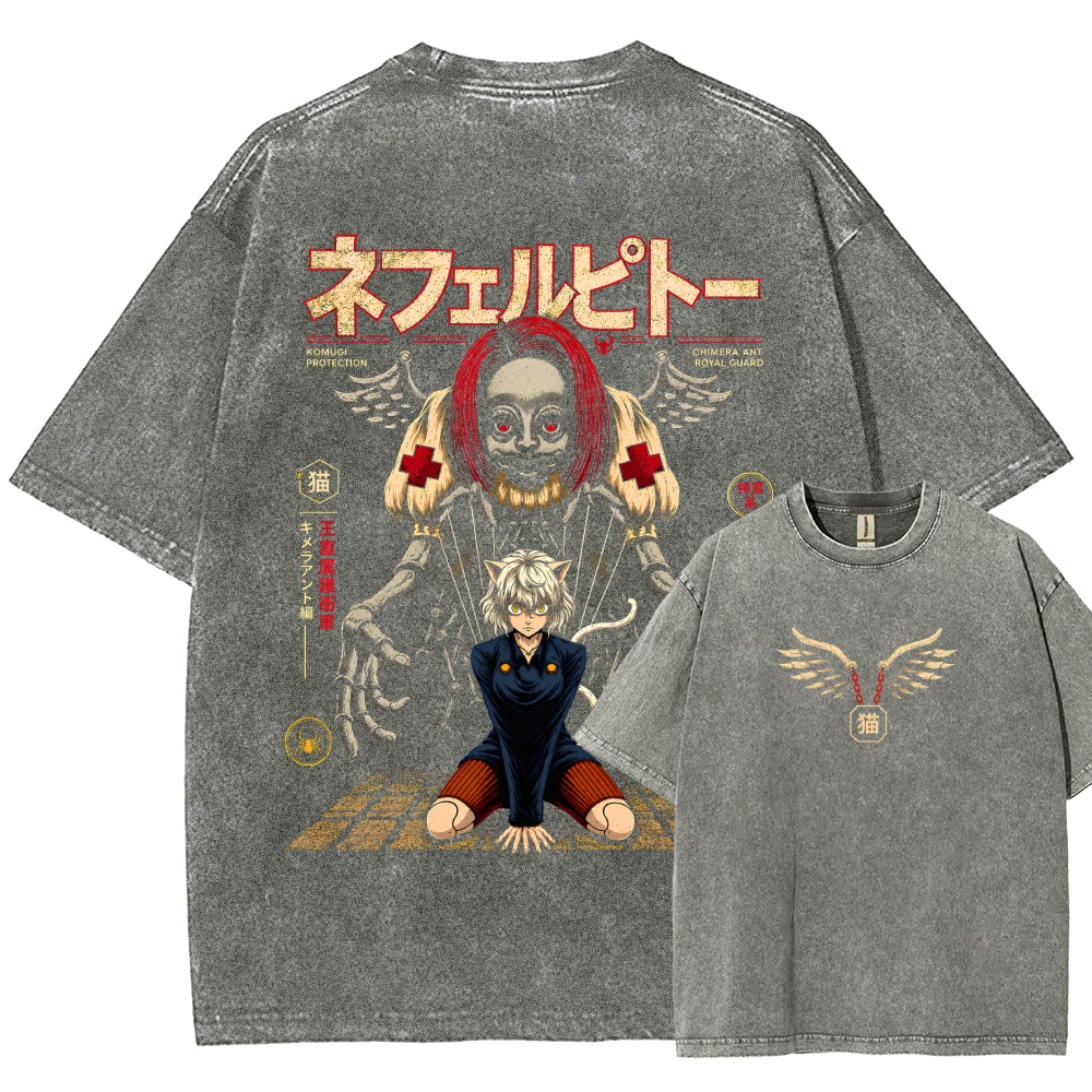 HUNTER×HUNTER Washed T-shirt 2609009464