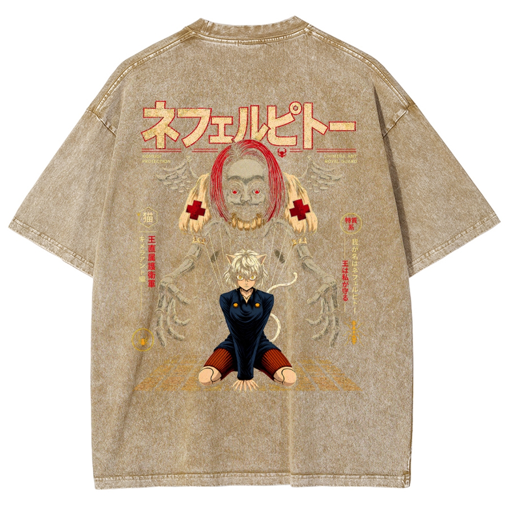 HUNTER×HUNTER Washed T-shirt 2609009464