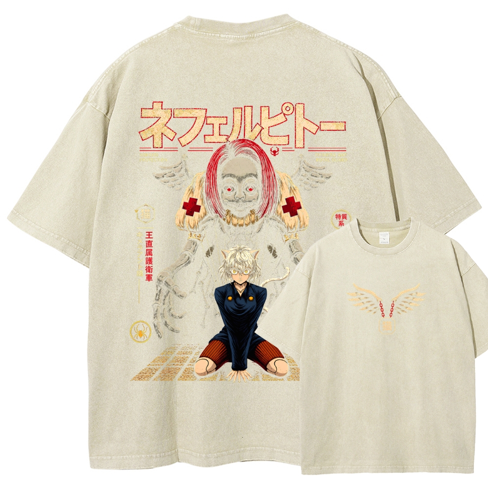 HUNTER×HUNTER Washed T-shirt 2609009464