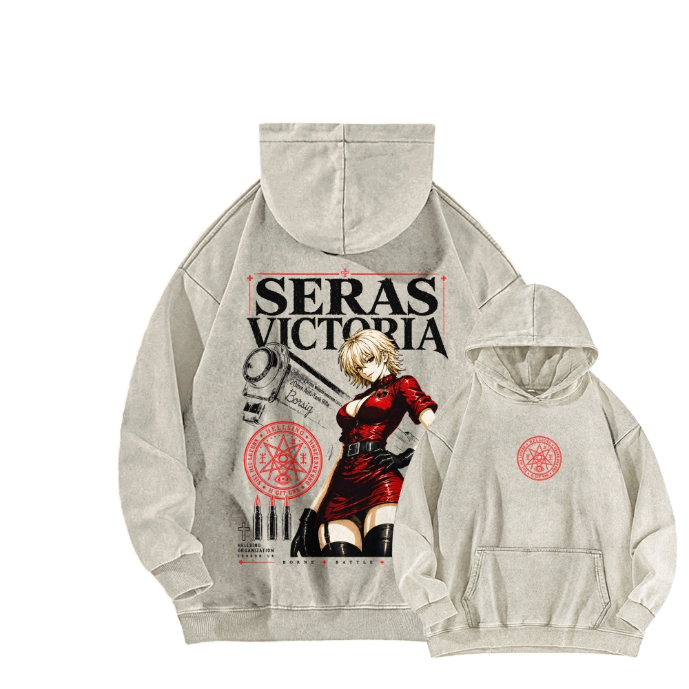 Hellsing Unisex washed sweatshirts