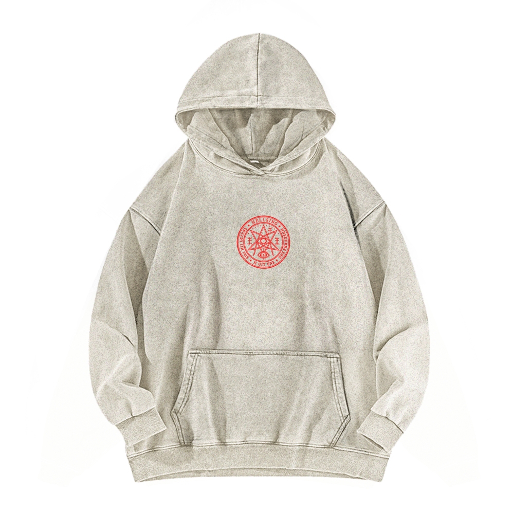 Hellsing Unisex washed sweatshirts