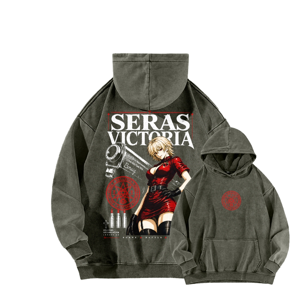 Hellsing Unisex washed sweatshirts