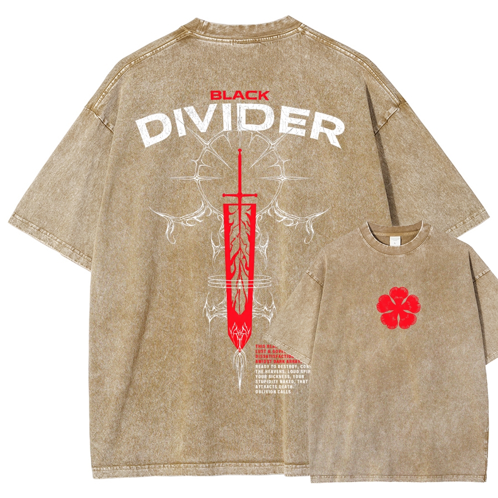 Black Clover Washed T-shirt 2609010591