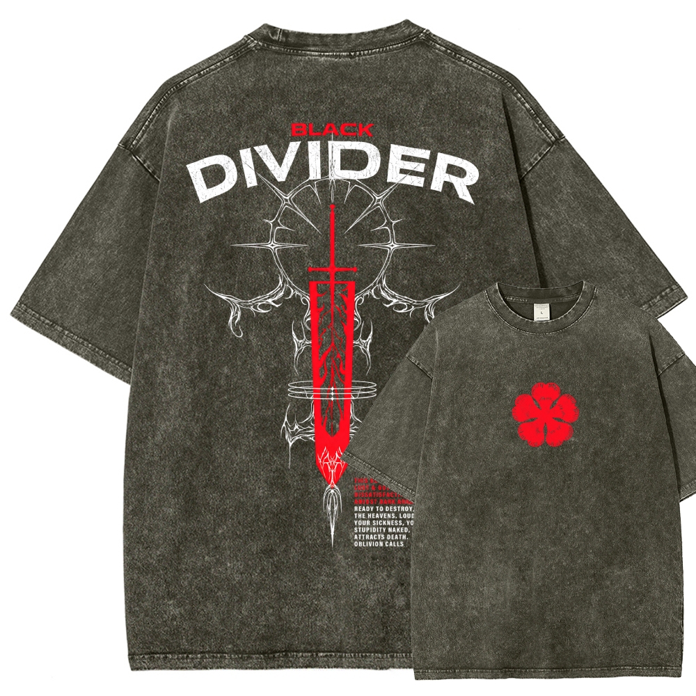 Black Clover Washed T-shirt 2609010591