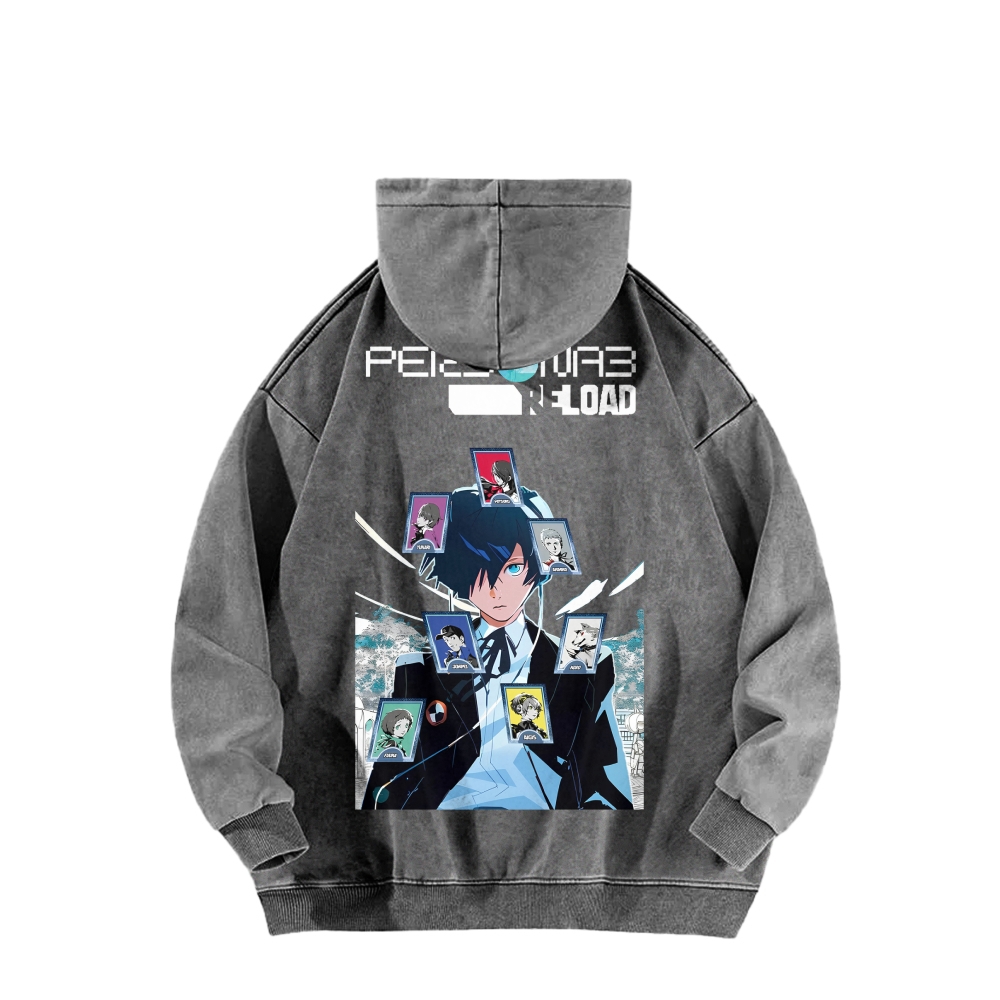 PersonaUnisex washed sweatshirts