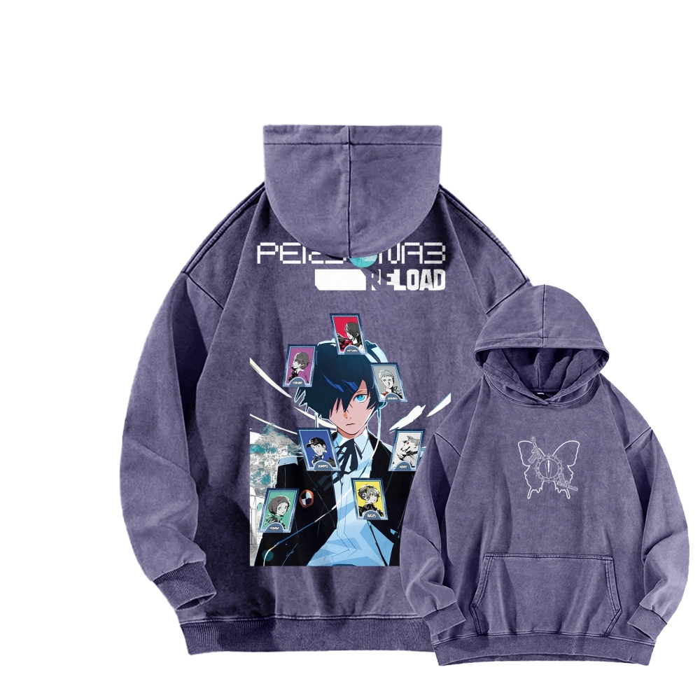 PersonaUnisex washed sweatshirts