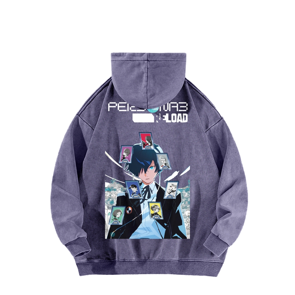 PersonaUnisex washed sweatshirts