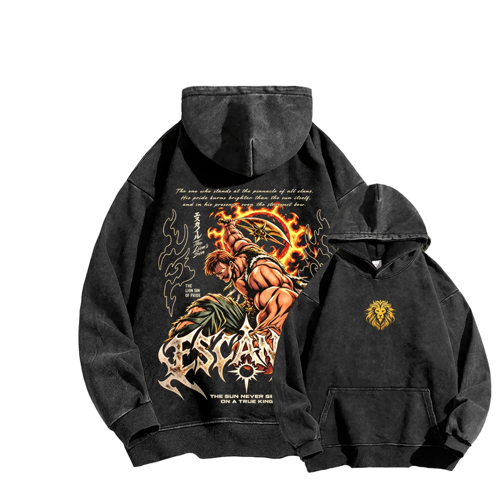 Seven Deadly Sins Unisex washed sweatshirts