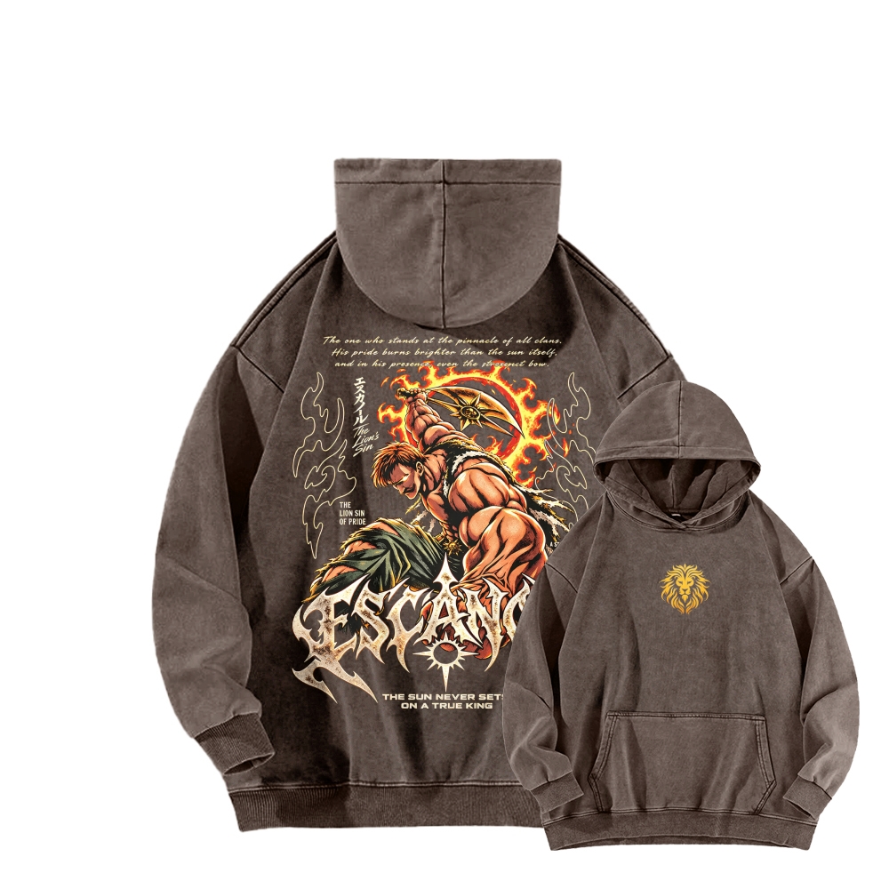 Seven Deadly Sins Unisex washed sweatshirts