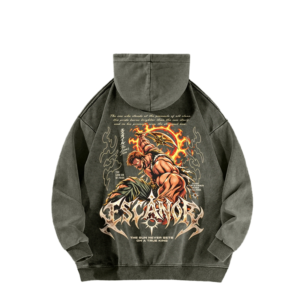 Seven Deadly Sins Unisex washed sweatshirts