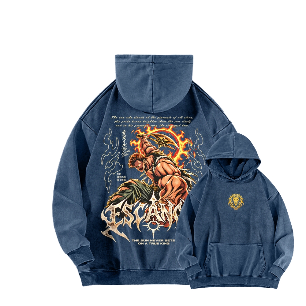 Seven Deadly Sins Unisex washed sweatshirts
