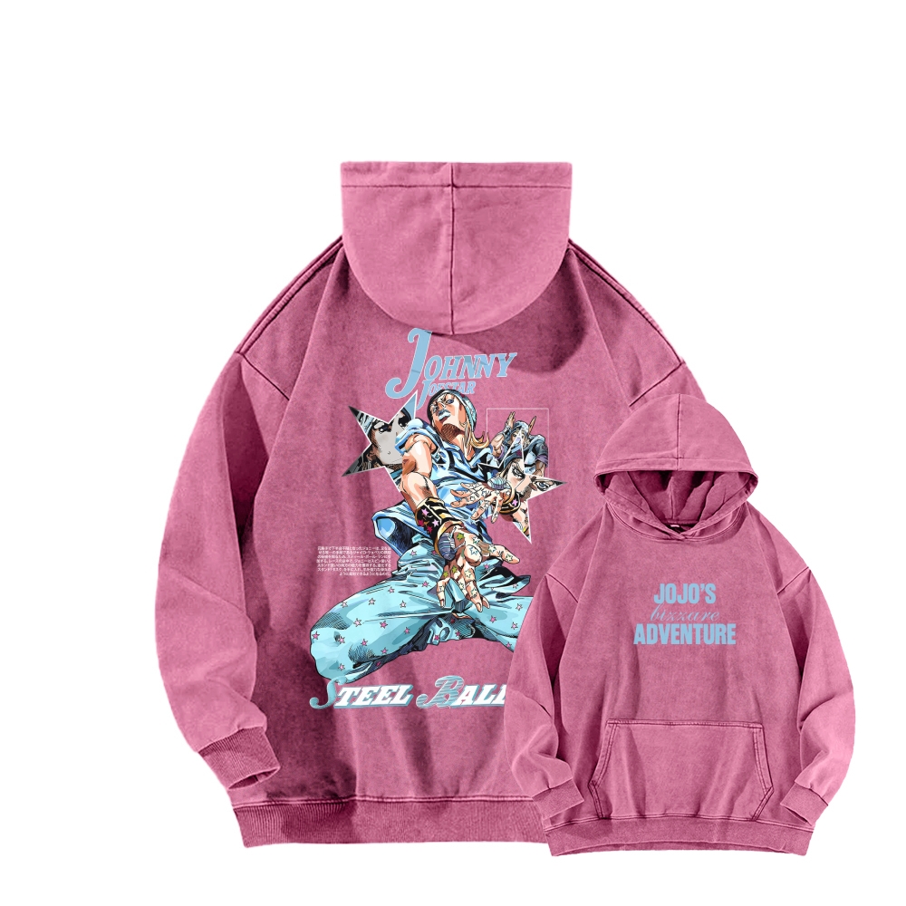 Jojo's Bizarre Adventure Unisex washed sweatshirts