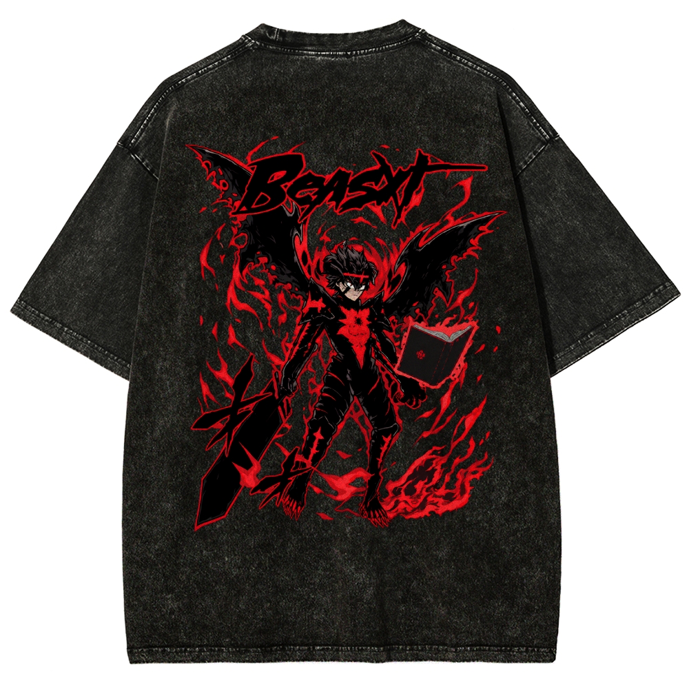 Black Clover Washed T-shirt 2610005143