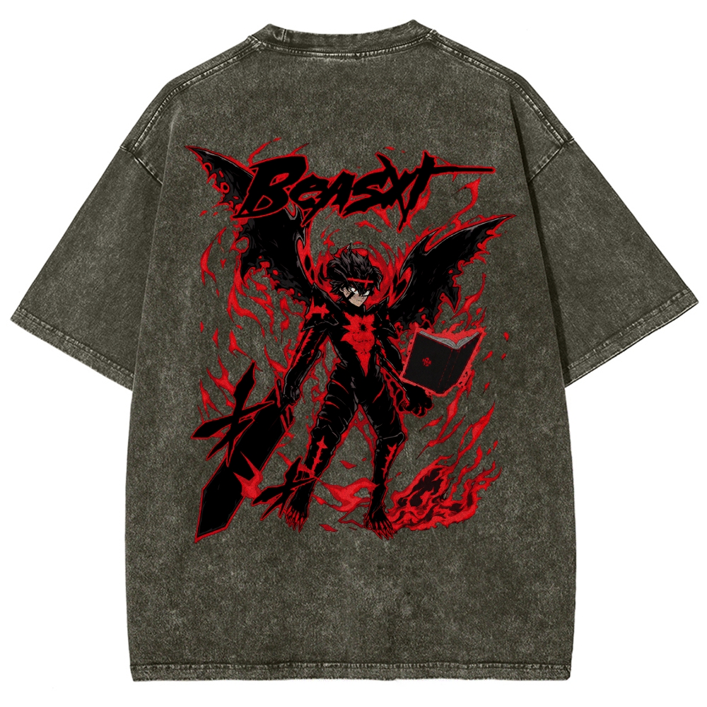 Black Clover Washed T-shirt 2610005143